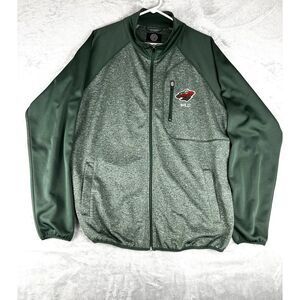 NHL Men's XL Minnesota Wild Hockey‎ Full Zip Jacket Multicolor Athletic